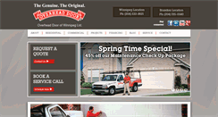 Desktop Screenshot of overheaddoorwinnipeg.ca